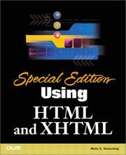 Cover of: Special Edition Using HTML and XHTML