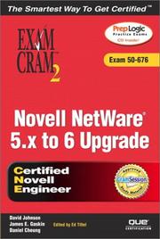 Cover of: Novell Netware 5.X to 6 upgrade by Johnson, David