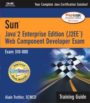 Cover of: Sun Certification Training Guide (310-080): Java 2 Enterprise Edition (J2EE) Web Component Developer