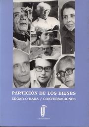 Cover of: Partición de los bienes: conversaciones sobre poesía