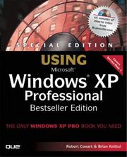 Cover of: Special Edition Using Windows XP Professional, Bestseller Edition by Robert Cowart, Brian Knittel