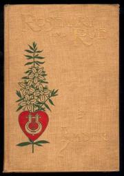 Cover of: Rosemary and rue by Martha Everts Holden, Martha Everts Holden