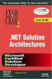 Cover of: Analyzing requirements and defining .NET solution architectures