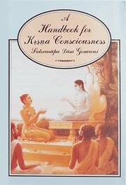 Cover of: Handbook for Krishna Consciousness