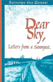 Cover of: Dear Sky: Letters from a Sannyasi