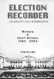 Cover of: Election recorder