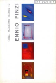 Cover of: Ennio Finzi by Ennio Finzi