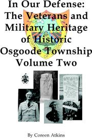 Cover of: The York families of historic Osgoode Township, Carleton County, Ontario, Canada by Coreen Atkins-Sheldrick