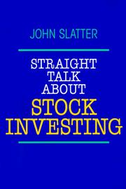 Cover of: Pbs Straight Talk Stock Invest by John Slatter