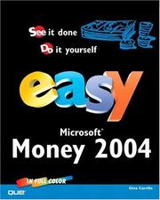 Cover of: Easy Microsoft Money by Gina Carrillo
