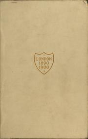 Cover of: 1. London north of the Thames by Charles Booth
