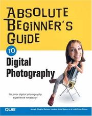 Absolute Beginner's Guide to Digital Photography (Absolute Beginner's Guide)