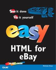 Cover of: Easy HTML for eBay (Easy)