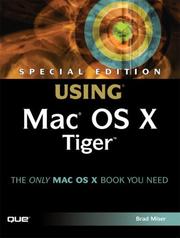 Cover of: Special Edition Using Mac OS X Tiger (SE Using)