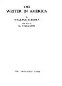 Cover of: The writer in America by Wallace Stegner