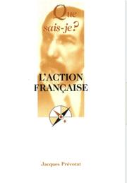 Cover of: L' Action française