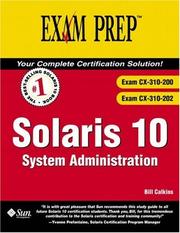 Cover of: Solaris 10 System Administration Exam Prep 2 by Bill Calkins