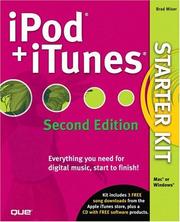 Cover of iPod and  iTunes Starter Kit (2nd Edition) by brad miser,tim robertson