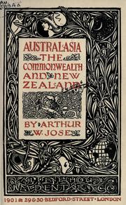 Cover of: Australasia: the new commonwealth and New Zealand.
