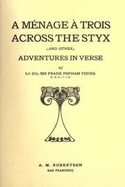Cover of: m©Øenage ©Ła trois across the Styx: and other adventures in verse