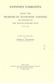 Cover of: Fanning's narrative by Nathaniel Fanning