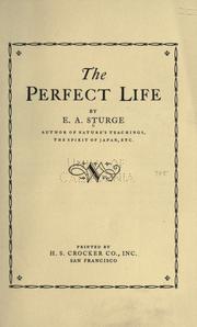Cover of: The perfect life