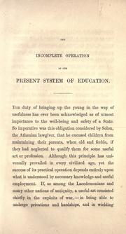 Cover of: Reflections on the operation of the present system of education by C. C. Andrews, C. C. Andrews