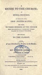 Cover of: guide to the church