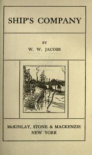 Cover of: Ship's company ... by W. W. Jacobs