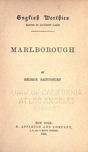 Cover of: Marlborough