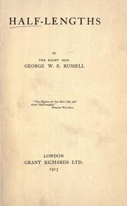 Cover of: Half-lengths by George William Erskine Russell