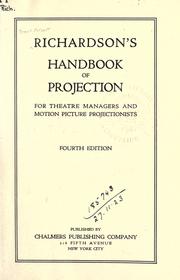 Cover of: Handbook of Projection: For Theatre Managers and Motion Picture Projectionists