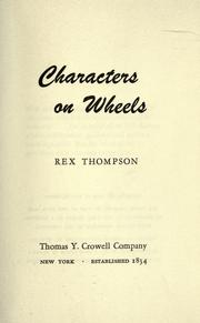 Cover of: Characters on wheels.