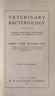 Veterinary bacteriology by Robert Earle Buchanan