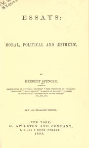 Essays by Herbert Spencer