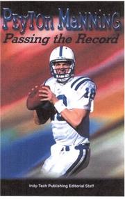 Cover of: Peyton Manning by Indy-Tech Publishing Editorial