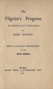 Cover of: The pilgrim's progress by John Bunyan