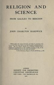 Cover of: Religion and science from Galileo to Bergson.