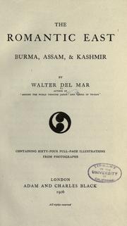 Cover of: The romantic East by Walter Del Mar, Walter Del Mar