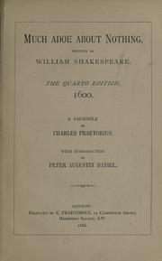 Cover of: Much Adoe About Nothing by William Shakespeare