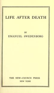 Cover of: Life after death. by Emanuel Swedenborg