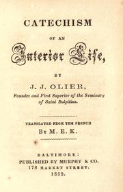 Cover of: Catechism of an interior life.