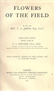 Cover of: Flowers of the field. by C. A. Johns