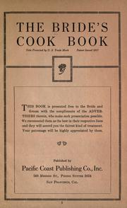 Cover of: The bride's cook book.