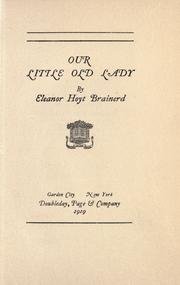 Cover of: Our little old lady by Eleanor Hoyt Brainerd