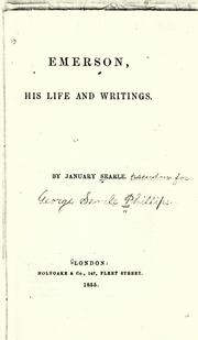 Emerson, his life and writings by January Searle
