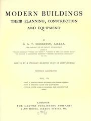 Cover of: Modern buildings, their planning, construction and equipment