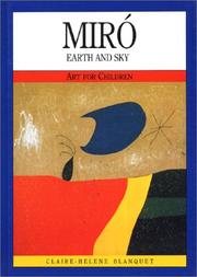 Cover of: Miró: earth and sky