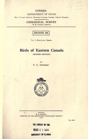 Birds of eastern Canada by Percy Algernon Taverner