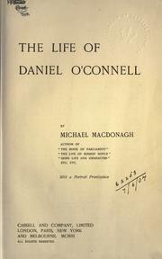 Cover of: The life of Daniel O'Connell. by MacDonagh, Michael